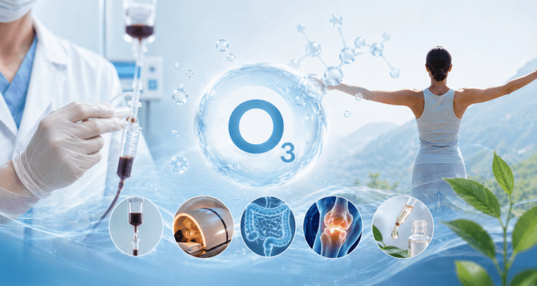 Las cinco modalidades de ozonoterapia médica del Centre Mèdic Dr. Aldosa: autohemoterapia, sauna de ozono, insuflaciones, infiltraciones articulares y aplicaciones tópicas con aceite ozonizado