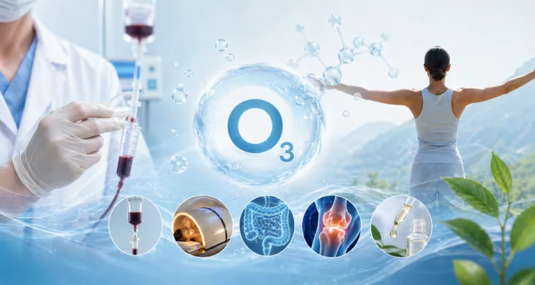 Las cinco modalidades de ozonoterapia médica del Centre Mèdic Dr. Aldosa: autohemoterapia, sauna de ozono, insuflaciones, infiltraciones articulares y aplicaciones tópicas con aceite ozonizado