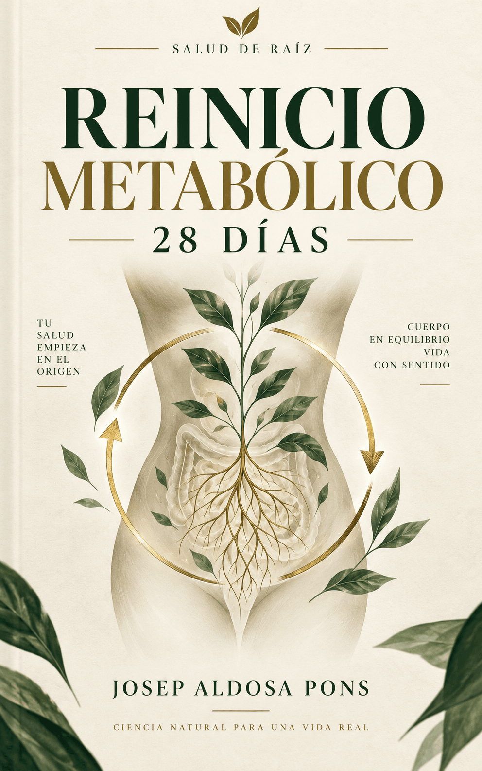 Portada del libro Reinicio Metabólico 28 días, de Josep Aldosa Pons